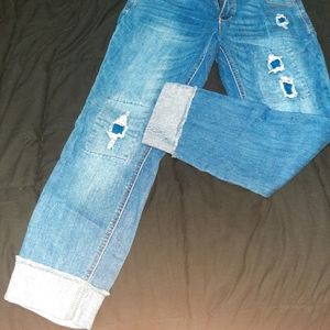 Ankle boyfriend jeans